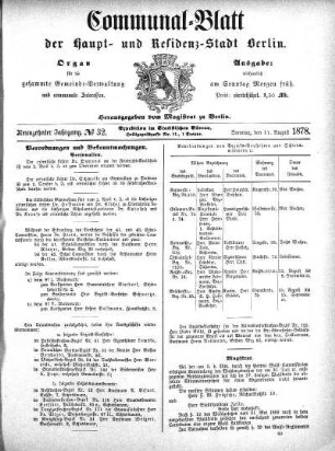 1878,32: No. 32, 11. August 1878