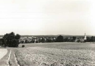 Radeburg, Blick von Westen auf die Stadt