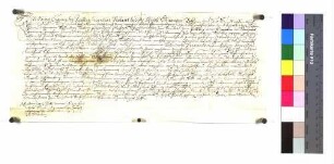 Georg Cramer, Dechant zu Ellwangen: "Lehenbrief Michel Schreinigers zu Neuller". (Altrep. S. 56)