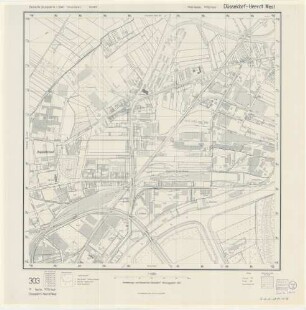 Heerdt-West, Deutsche Grundkarte, Blatt 303