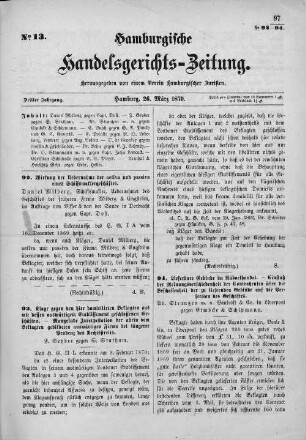 No. 13. 26. März 1870