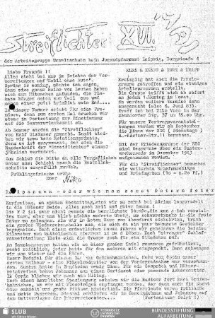 16.1983: Streiflichter der Arbeitsgruppe Umweltschutz Leipzig am Stadtjugendpfarramt Leipzig