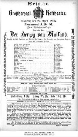 Der Herzog von Mailand