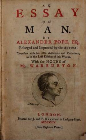 An essay on man