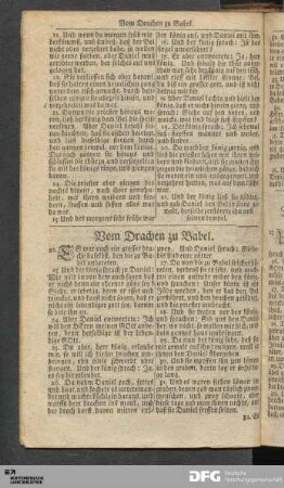 Vom Drachen zu Babel.