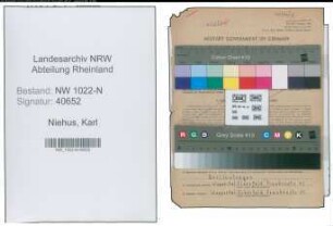 Entnazifizierung Karl Niehus , geb. 22.09.1895 (Schneider)