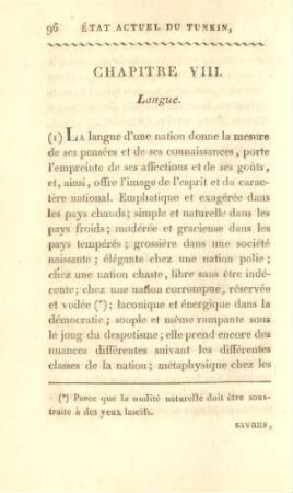 Chapitre VIII. Langue