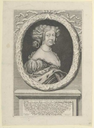 Bildnis der Johanna Elisabetha zu Brandenburg