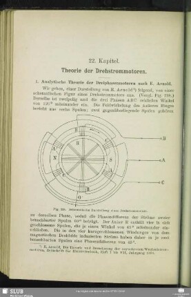 22. Kapitel. Theorie der Drehstrommotoren.