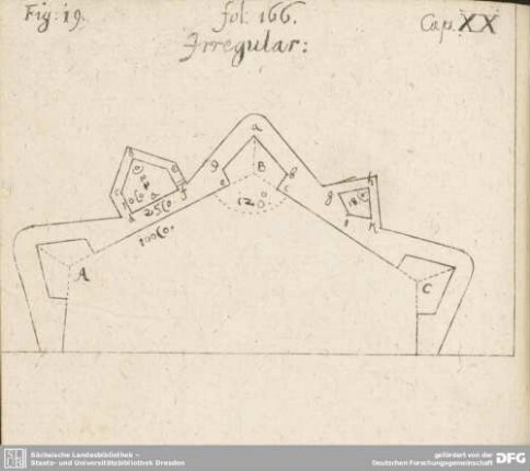Fig: 19. fol: 166. Cap. XX
