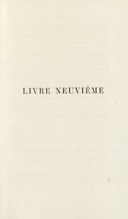 Livre neuvième