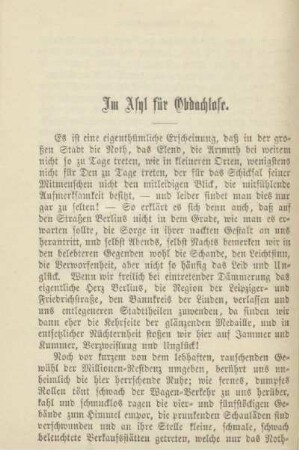 Im Asyl für Obdachlose