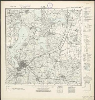 Meßtischblatt 1561 : Soldin, 1934 : Soldin. - Hrsg. 1891, bericht. 1934. - 1:25000. - [Berlin]: Reichsamt für Landesaufnahme, 1934. - 1 Kt.