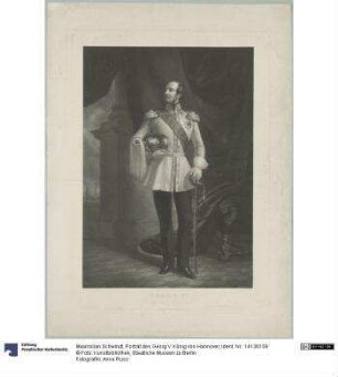 Porträt des Georg V. König von Hannover