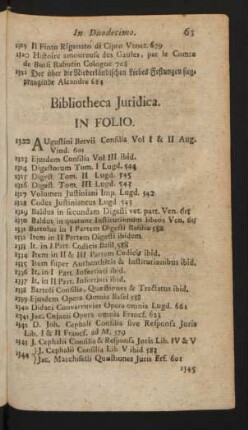 Bibliotheca Iuridica.