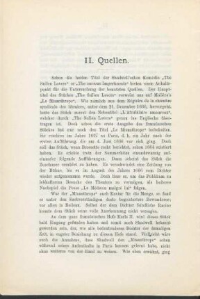 II. Quellen.