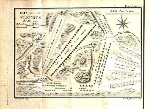 Bataille De Fleurus 1er Juillet 1690.