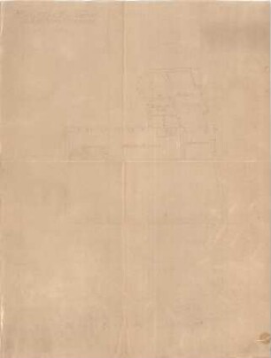 Hildebrand, Adolf von; Worms, Hagenstr. - Neumarkt; Siegfriedbrunnen und Bibliotheksbau - Bibliotheksbau, 2. Zwischengeschoss (Grundriss)