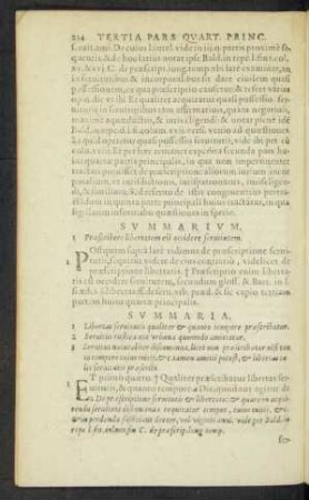 ... capio tertiam partem huius quarta principalis.