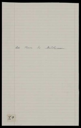 Zur Theorie der Gruppen. [Notizen, Rechnungen], Ohne Ort, 1890 - 1910 : Zur Theorie der Modulgruppen [Umschlagtitel] ; Über den Dualismus in den Gesetzen der Zahlen-Moduln. [Entwurf] [Bl. 3-12]
