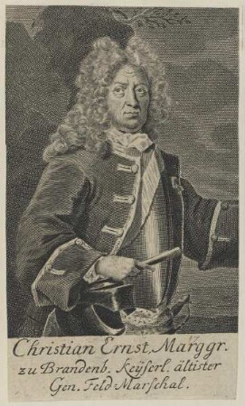 Bildnis des Christian Ernst, Markgraf von Brandenburg-Bayreuth