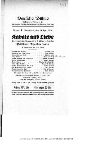 Kabale und Liebe