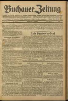 Buchauer Zeitung Volksblatt vom Federsee : Amtsblatt für die städt. Behörden Buchaus