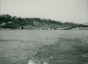 Brückenbau über den Njemen bei Kowno, Sowjetunion, 1941