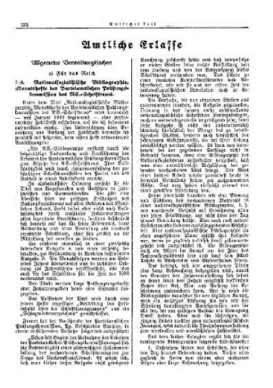Nationalsozialistische Bibliographie, Monatshefte der Parteiamtlichen Prüfungskommission des NS.-Schrifttums : [Allgemeine Verwaltungssachen] ; [Für das Reich] ; [Amtliche Erlasse] ; [Amtlicher Teil]