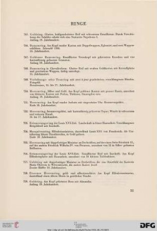 Ringe (Nr. 745-873)