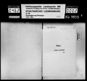 Auswanderungen, Harthausen mit Teilgemeinde Neubronn