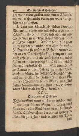 XCV. Der zweymal Gefährte.