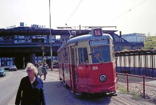 Hamburg: Berliner Tor: Straßenbahn