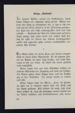 58-60 Einige "Vielleicht"