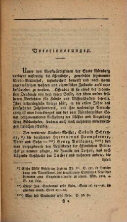 Kurzgefaßte Beschreibung der Nürnbergischen Stadtbibliothek