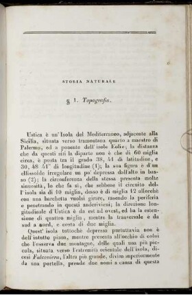 Storia Naturale