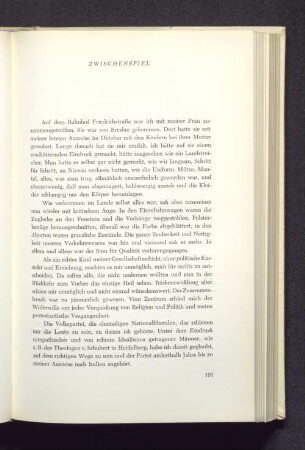 Zwischenspiel