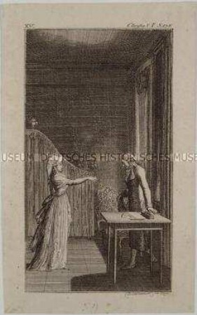 Illustration zu Samuel Richardsons Briefroman "Clarissa" - Blatt 15 (von 24)