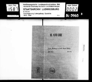 Fürsten und auswärtige Verhältnisse, Baden (Oberamt Leonberg)