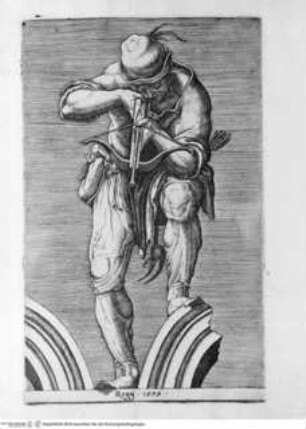 Antiquarum statuarum urbis Romae, quae in publicis privatisque locis visuntur, icones. Romae. Ex typis Laurentii Vaccarii... MDLXXXIIII., Tafel [70]: Regij. 1579.