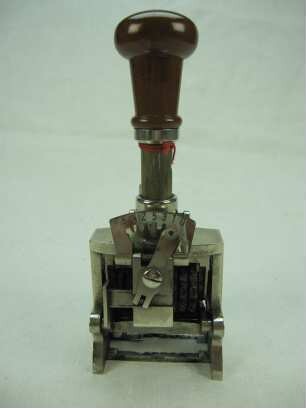 Paginierstempel, original verpackt