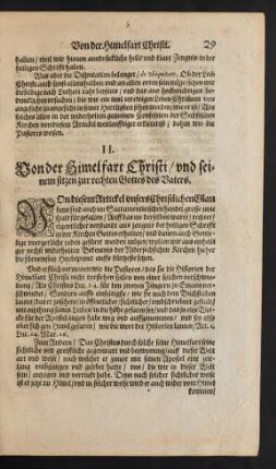 II. Von der Himelfart Christi ...