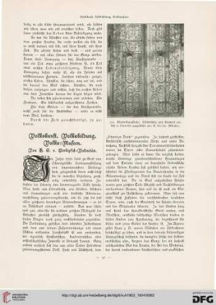 Volkskunst, Volksbildung, Volks-Museen, [1]
