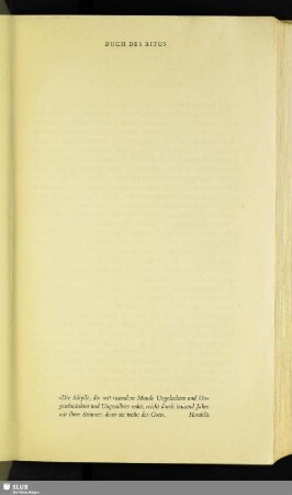 Buch Des Ritus