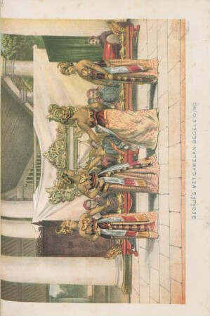 Bedajas met gamelan-begeleiding