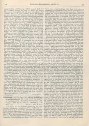 773-776 [Rezension] Steuernagel, Carl, Lehrbuch der Einleitung in das Alte Testament
