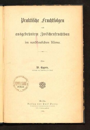 Praktische Fruchtfolgen mit ausgedehntem Zwischenfruchtbau im norddeutschen Klima
