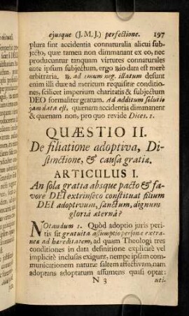 197-224, Quaestio II
