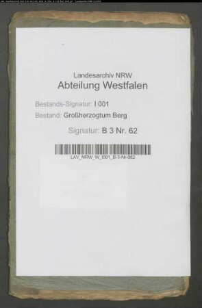 Einteilung der Schulbezirke der Mairie Liesborn