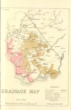 Drainage map
